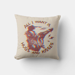 Opossum Possum wensend voor liefde grappige dierli Kussen