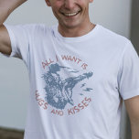 Opossum Possum wensend voor liefde grappige dierli T-shirt<br><div class="desc">Omarm de eigenzinnige charme van ons grappige opossum t-shirt! Dit hilarische t-shirt heeft een beminnelijke opossum die enthousiast zijn behoefte aan affectie verklaart in een geestige en ironische draai. Perfect voor de single Valentijnsdag vibe, dit meme-geïnspireerde ontwerp is een geweldig cadeau voor elke possum liefhebber of je beste vriend met...</div>