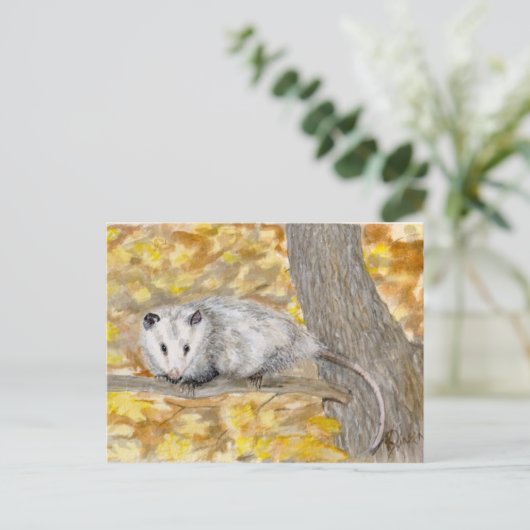 Opossum Post Card Briefkaart (Staand voorkant)