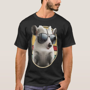 Opossum Retro Outfit Cool Animal Eat Trash Possum T-shirt