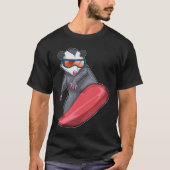 Opossum Snowboard Wintersport T-shirt (Voorkant)