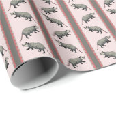 Opossum Streep  Cadeaupapier (Rol Hoek)
