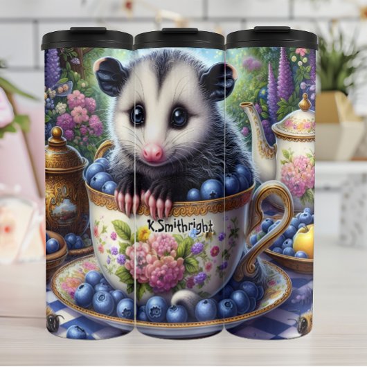 Opossum Tea Party Thermosbeker