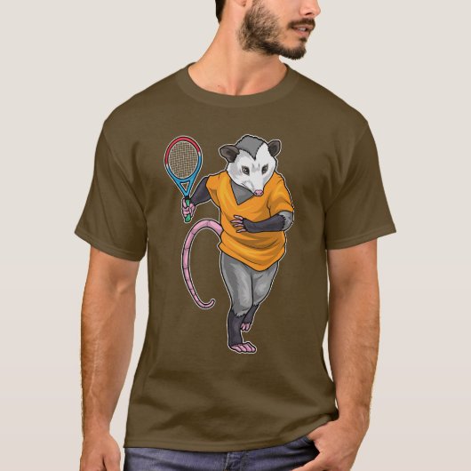 Opossum Tennis racket T-shirt (Voorkant)