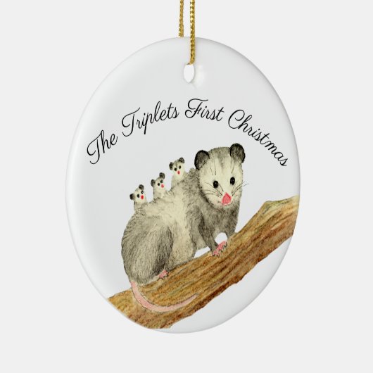 Opossum triplets keramisch ornament (Rechts)