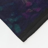 Opossum Trippy Psychedelic Hippie Custom Persoonli Fleece Deken (Hoek)