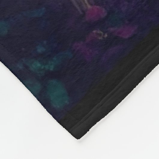 Opossum Trippy Psychedelic Hippie Custom Persoonli Fleece Deken (Hoek)