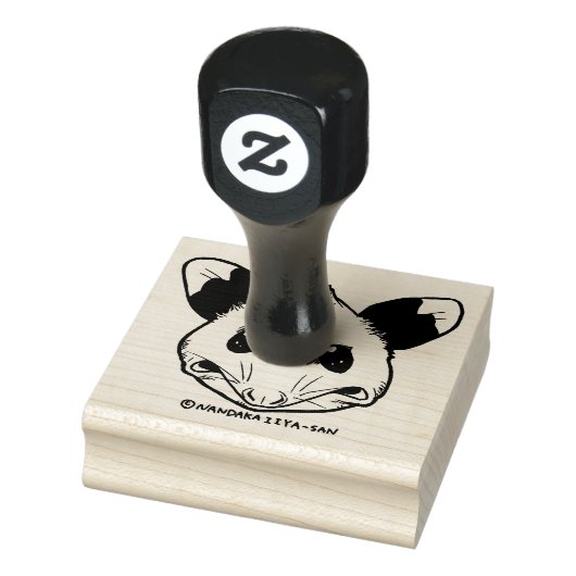 Opossum "UGH..." Rubberstempel (Stempel)