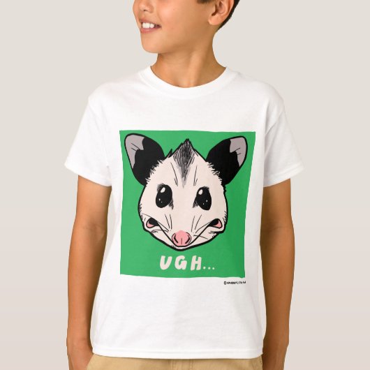 Opossum "UGH..." T-shirt (Voorkant)