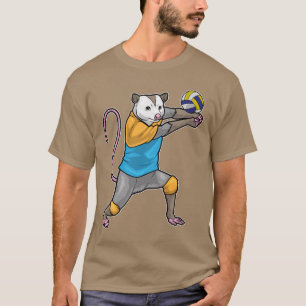 Opossum volleybalspeler Volleybal T-shirt