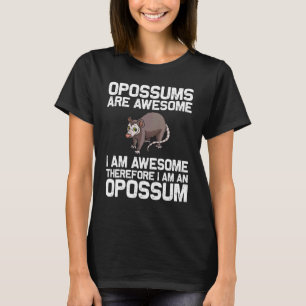 Opossum voor mannen Geweldige Possum support Anima T-shirt