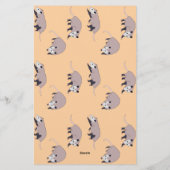 Opossums Briefpapier (Achterkant)