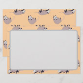 Opossums Briefpapier (Voorkant / Achterkant)
