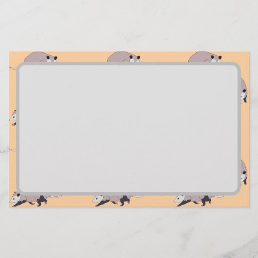 Opossums Briefpapier (Voorkant)