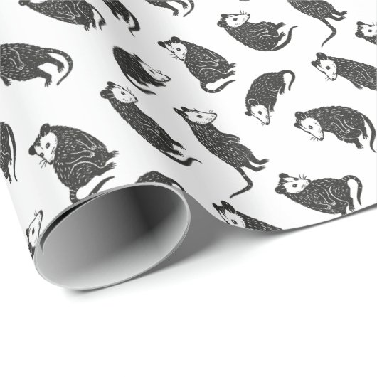Opossums Cadeaupapier (Rol Hoek)