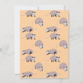 Opossums Gefeliciteerd Kaart (Achterkant)