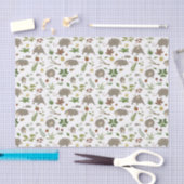 Opossums in een bessenveld in het wit tissuepapier (Craft)