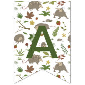 Opossums in een bessenveld in het wit vlaggetjes (Derde vlag)