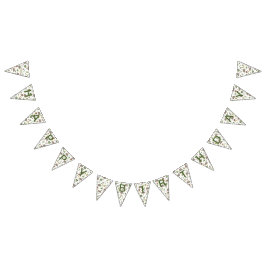 Opossums in een bessenveld in het wit vlaggetjes