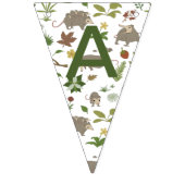 Opossums in een bessenveld in het wit vlaggetjes (Derde vlag)