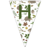 Opossums in een bessenveld in het wit vlaggetjes (Tweede vlag)