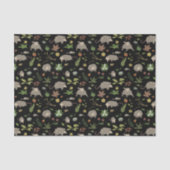 Opossums in een bessenveld in zwart tissuepapier (Voorkant)