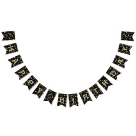 Opossums in een bessenveld in zwart vlaggetjes