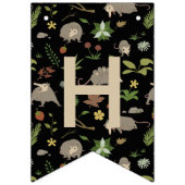 Opossums in een bessenveld in zwart vlaggetjes (Tweede vlag)