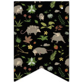 Opossums in een bessenveld in zwart vlaggetjes (Eerste vlag)