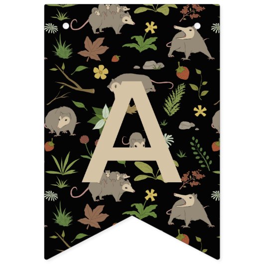 Opossums in een bessenveld in zwart vlaggetjes (Derde vlag)