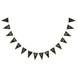 Opossums in een bessenveld in zwart vlaggetjes