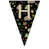 Opossums in een bessenveld in zwart vlaggetjes (Tweede vlag)