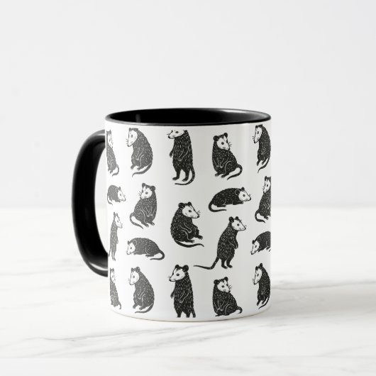 Opossums Mok (Voorkant links)