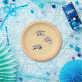 Opossums Papieren Bordje (Feest)