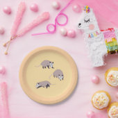 Opossums Papieren Bordje (Feest)