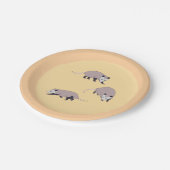 Opossums Papieren Bordje (Gekanteld)