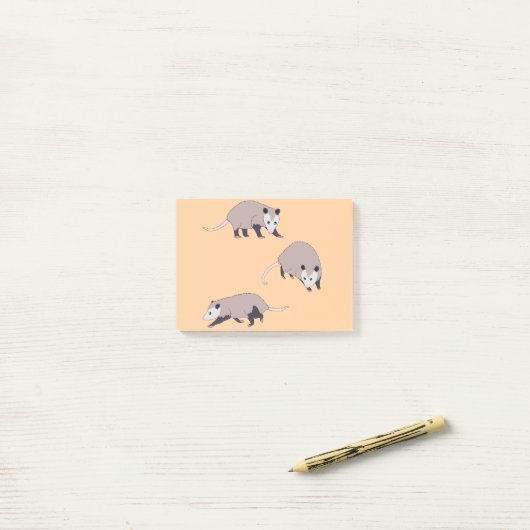 Opossums Post-it® Notes (Op bureau)
