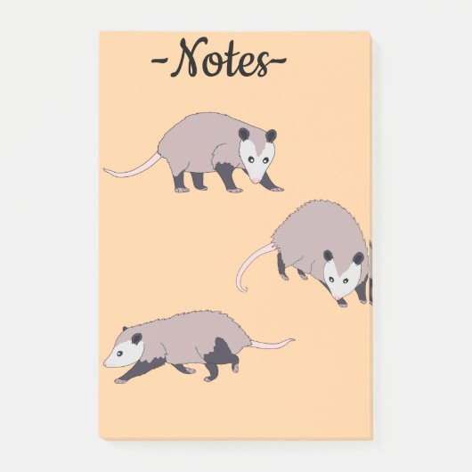Opossums Post-it® Notes (Voorkant)