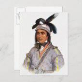 Opothle-Yoholo, een Creek Chief Briefkaart (Voorkant / Achterkant)