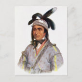 Opothle-Yoholo, een Creek Chief Briefkaart (Voorkant)