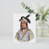 Opothle-Yoholo, een Creek Chief Briefkaart (Staand voorkant)