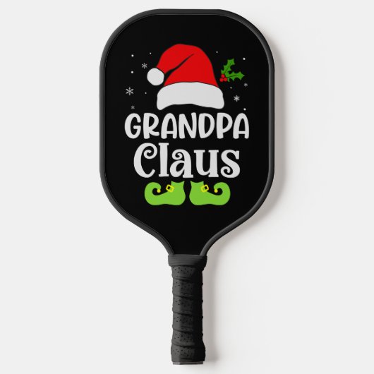 Oppa Claus kerstkerstkerstman Pickleball Paddle (Voorkant)