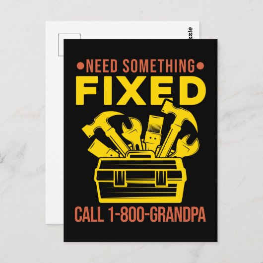 Oppa Craftsman Mechanic Humor Handyman Briefkaart (Voorkant / Achterkant)