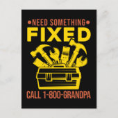 Oppa Craftsman Mechanic Humor Handyman Briefkaart (Voorkant)