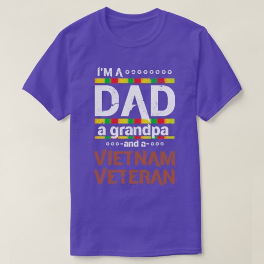 Oppa Dad Vietnam Veteran T-shirt (Design voorkant)