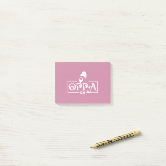 Oppa Logo Post-it® Notes (Op bureau)