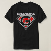 Oppa Superheld Funny Gift Fathers Day T-shirt (Design voorkant)