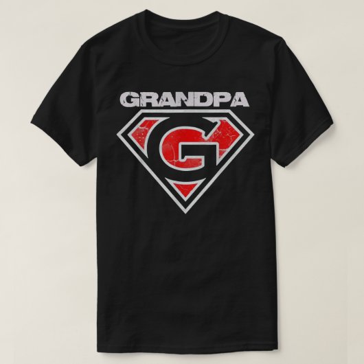 Oppa Superheld Funny Gift Fathers Day T-shirt (Design voorkant)