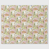  oppakpapier voor babymeisjes cadeaupapier (Vlak)