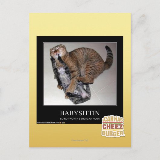 oppas briefkaart (Voorkant)